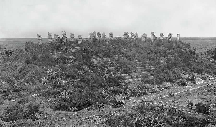 Mayan Photograph - Mayan Ruins by American Philosophical Society