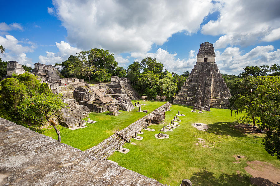 Mayan ruins at Tikal National Park Photograph by Michael Godek