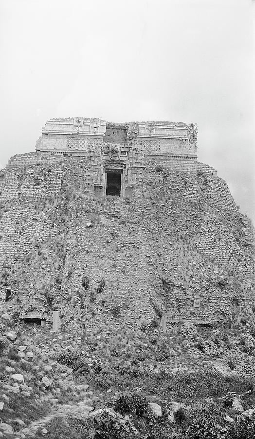 Mayan Temple Ruins Photograph by American Philosophical Society