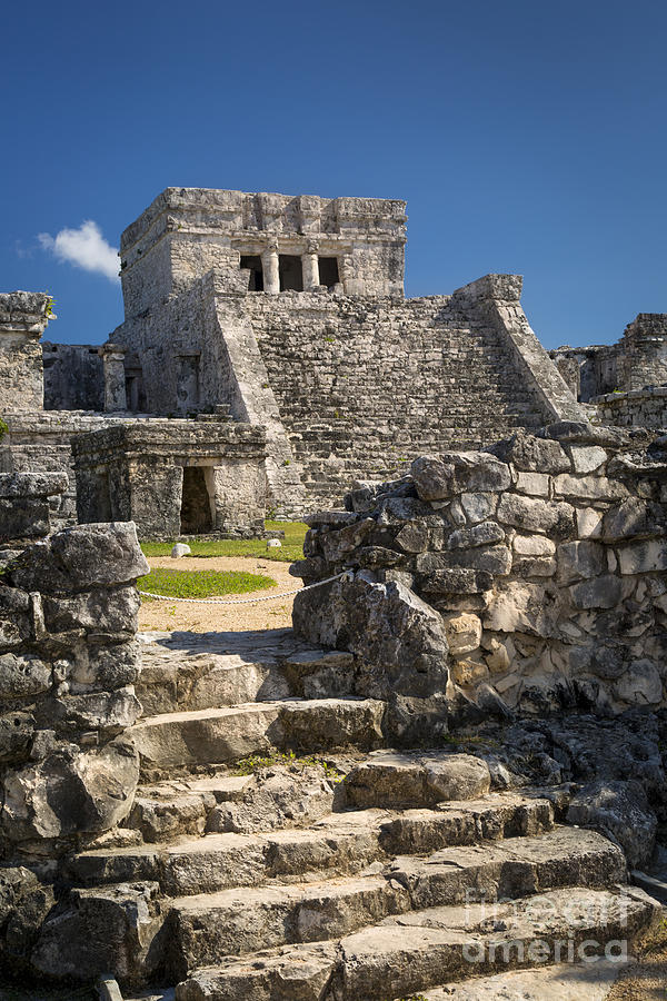 Mayan Temple Ruins Photograph by Brian Jannsen