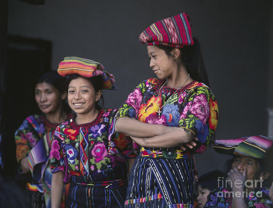 Mayan Women - Chichicastenango Guatemala Photograph by Craig Lovell