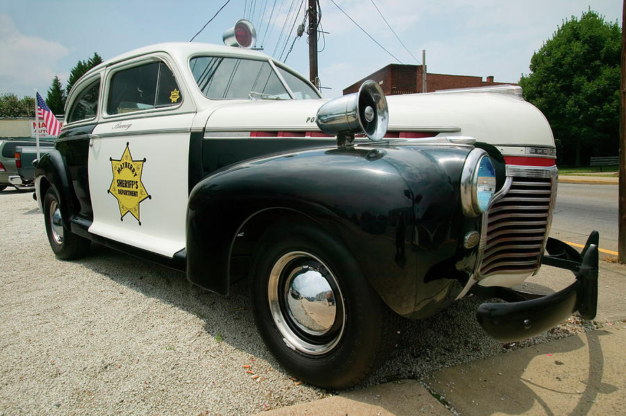 Mayberry Sheriffs Department Police Car Photograph by Panoramic Images