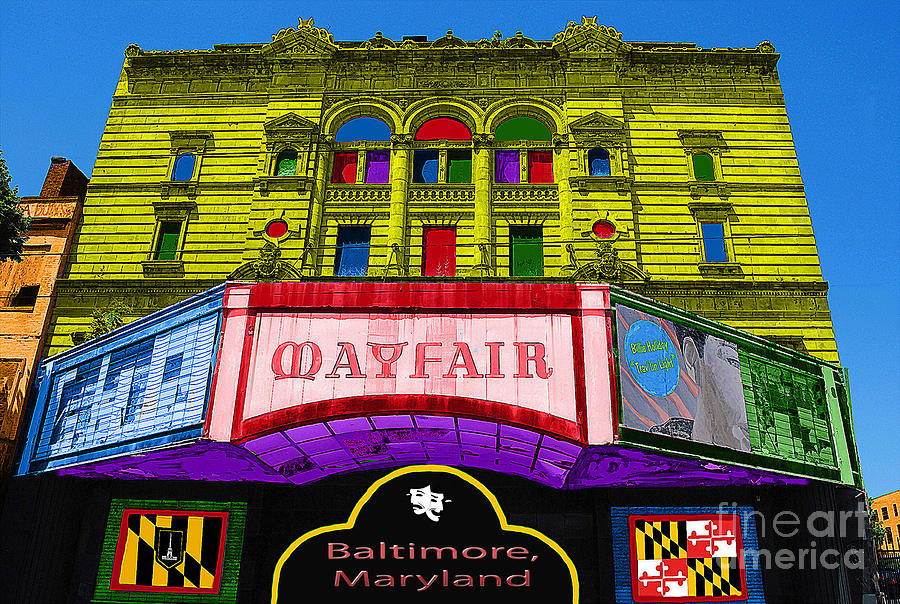Mayfair Theatre Baltimore Photograph by Jost Houk