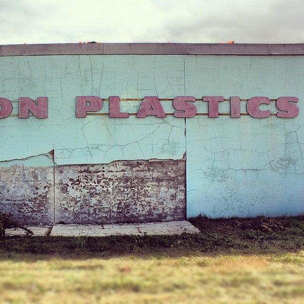 Sign Photograph - Mayon Plastics by Shawn McNulty