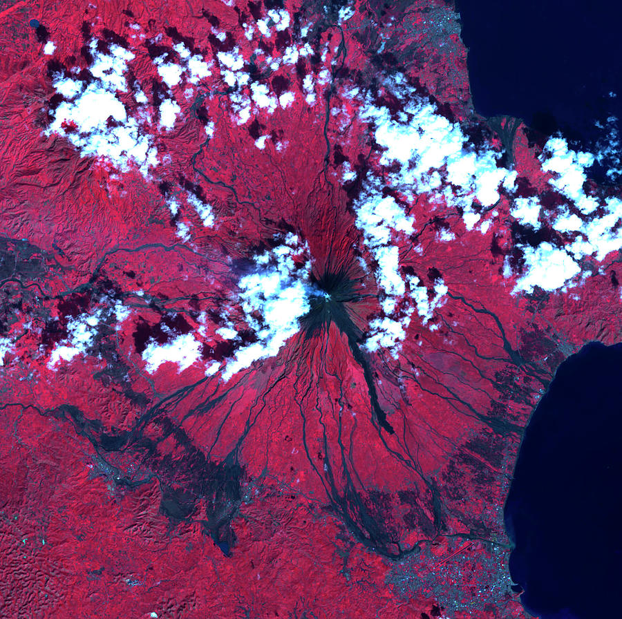 Mayon Volcano Photograph by Nasa/gsfc/aster Science Team/science Photo ...