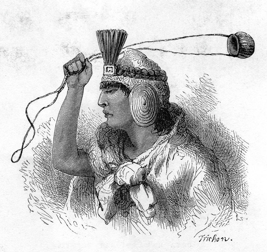 Mayta Qhapaq (or Ccapac) Fourth Inca Drawing by Mary Evans Picture
