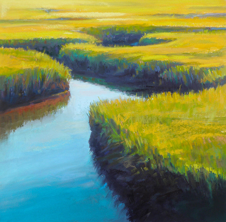 Cape Cod Painting - Maze by Ed Chesnovitch