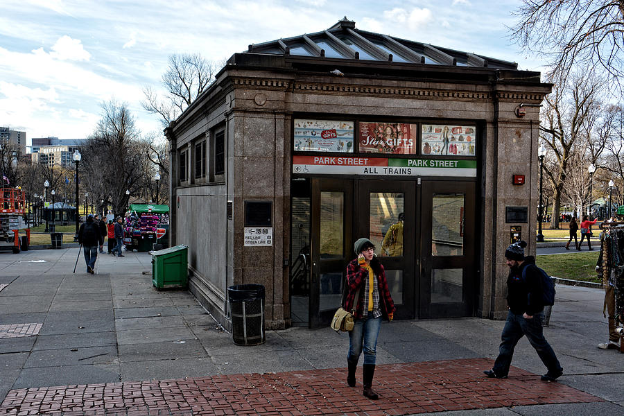 MBTAs Park St Station Boston Photograph by Mike Martin