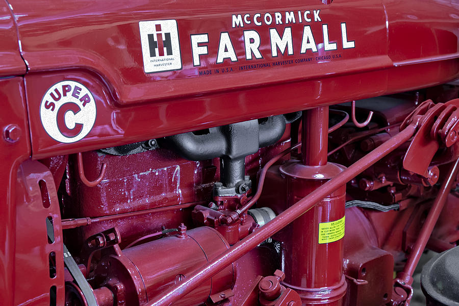Mc Cormick Farmall Super C Photograph by Susan Candelario