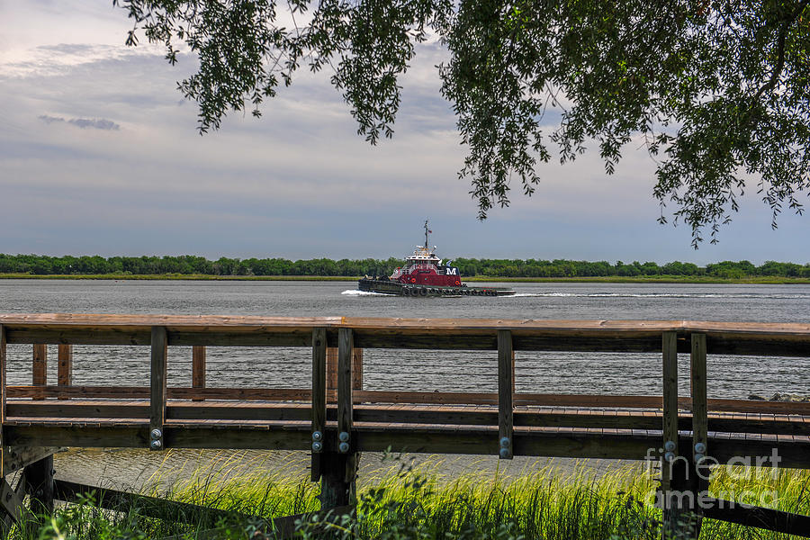 McAllister Tug Boat Photograph by Dale Powell