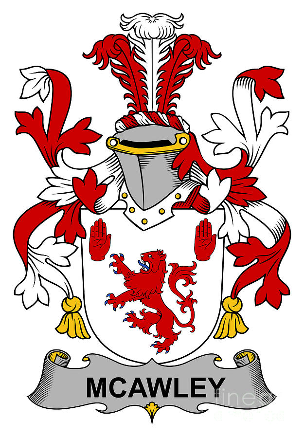 McAwley Coat of Arms Irish Digital Art by Heraldry - Fine Art America