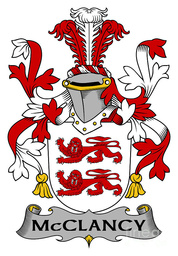 McClancy Coat of Arms Irish Digital Art by Heraldry - Pixels