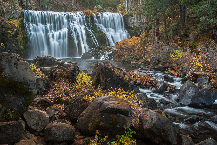 McCloud Falls in Autumn 1 Photograph by Greg Nyquist