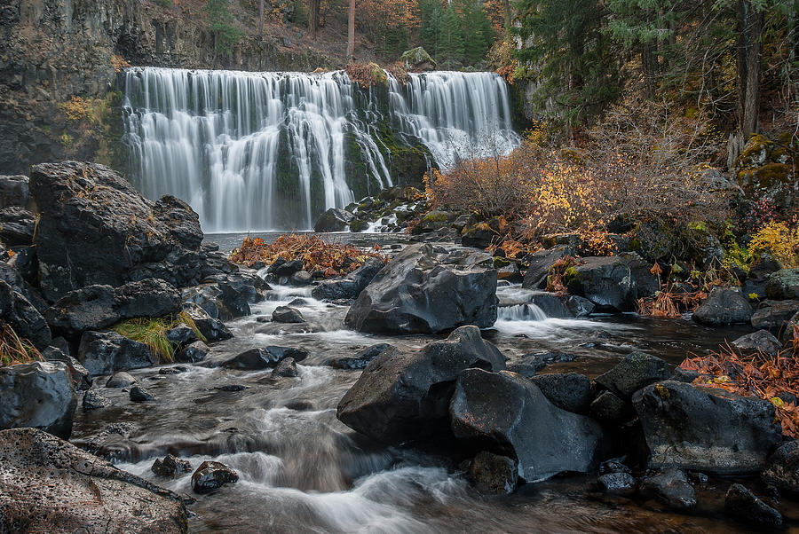 McCloud Falls in Autumn 2 Photograph by Greg Nyquist