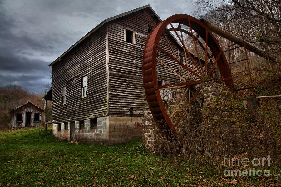 McClungs Grist Mill West Virginia Photograph by Adam Jewell