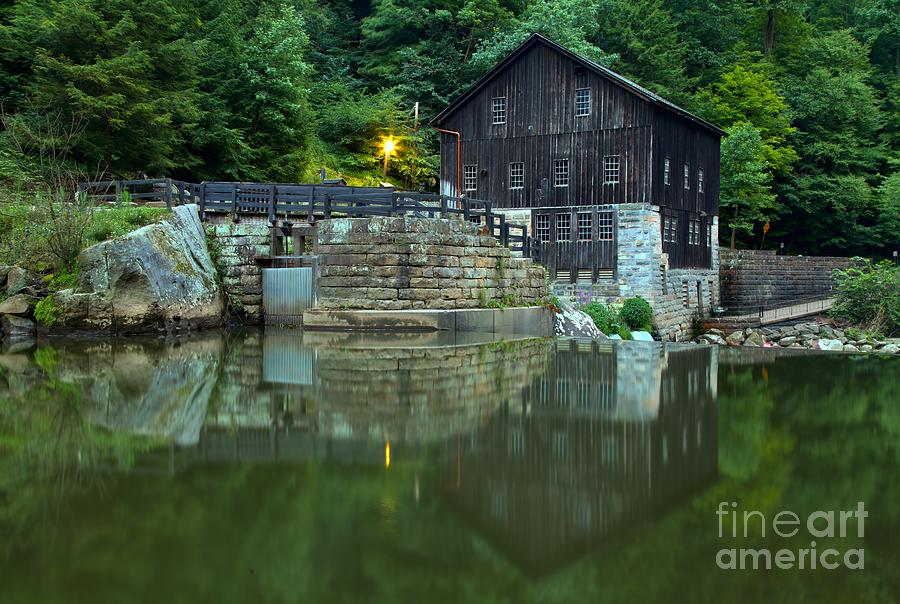 McConnells Mill Landscape Reflections Photograph by Adam Jewell