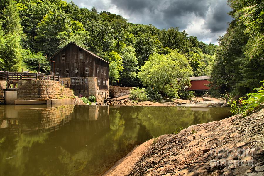 McConnels Mill On Slippery Rock Creek Photograph by Adam Jewell