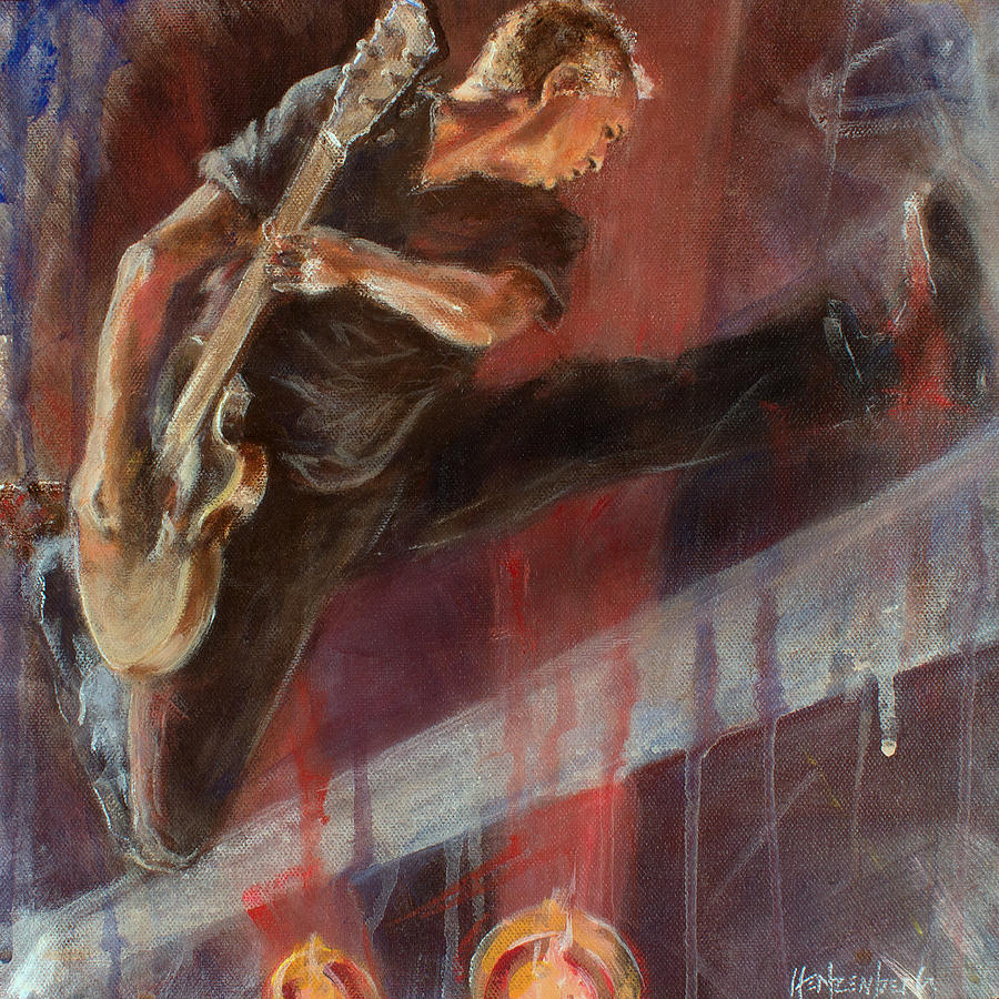 Pearl Jam Painting - McCready by Josh Hertzenberg