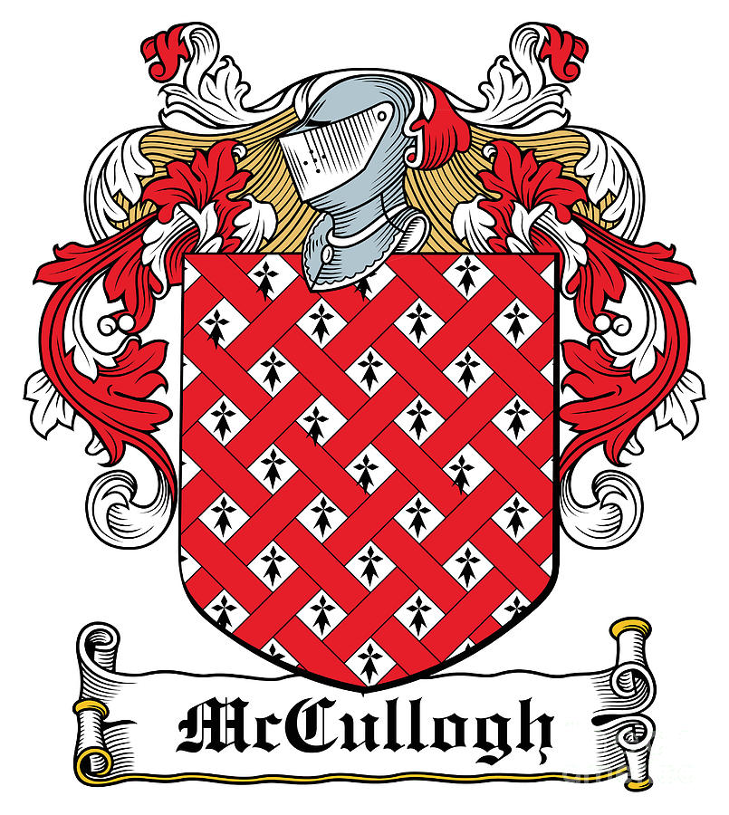 McCullogh Coat of Arms Irish Digital Art by Heraldry - Fine Art America