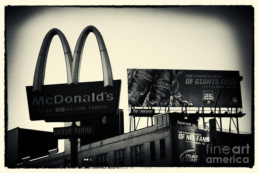 McD Westside New York City Photograph by Sabine Jacobs