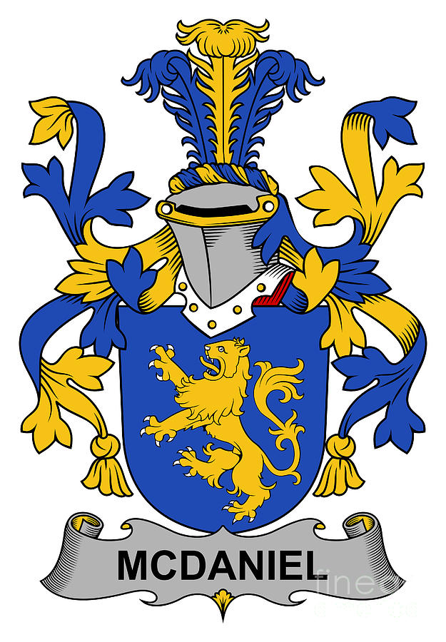Mcdaniel Digital Art - McDaniel Coat of Arms Irish by Heraldry