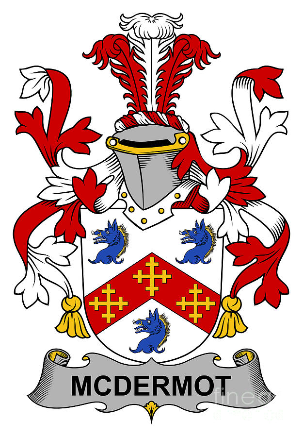 McDermot Coat of Arms Irish Digital Art by Heraldry - Fine Art America