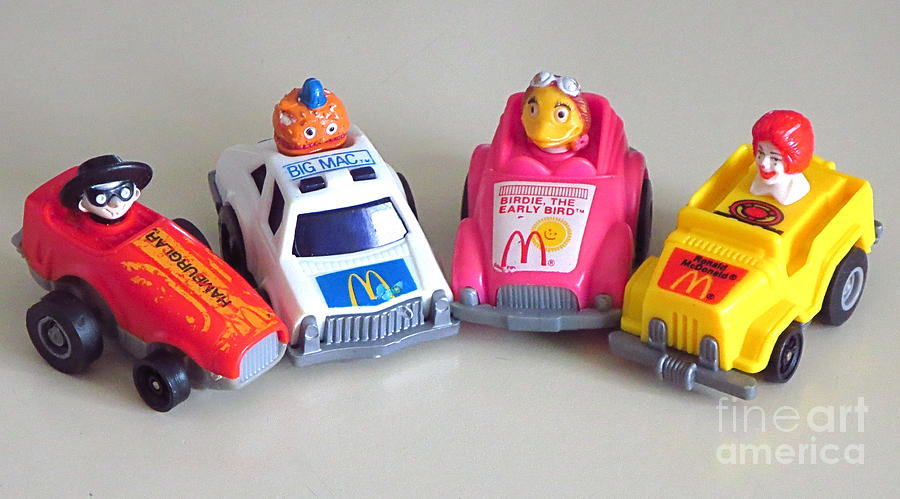 McDonalds Happy Meal Toys. From 1984. Photograph by Robert Birkenes