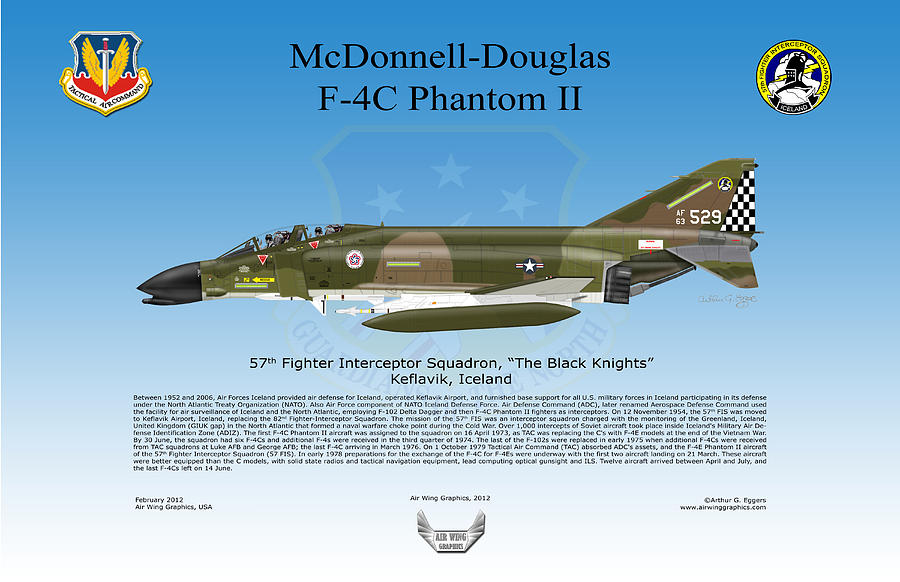 F-4 PHANTOM II USAF McDonnell Douglas F-4D USA Luftwaffe 95mm Aufkleber 