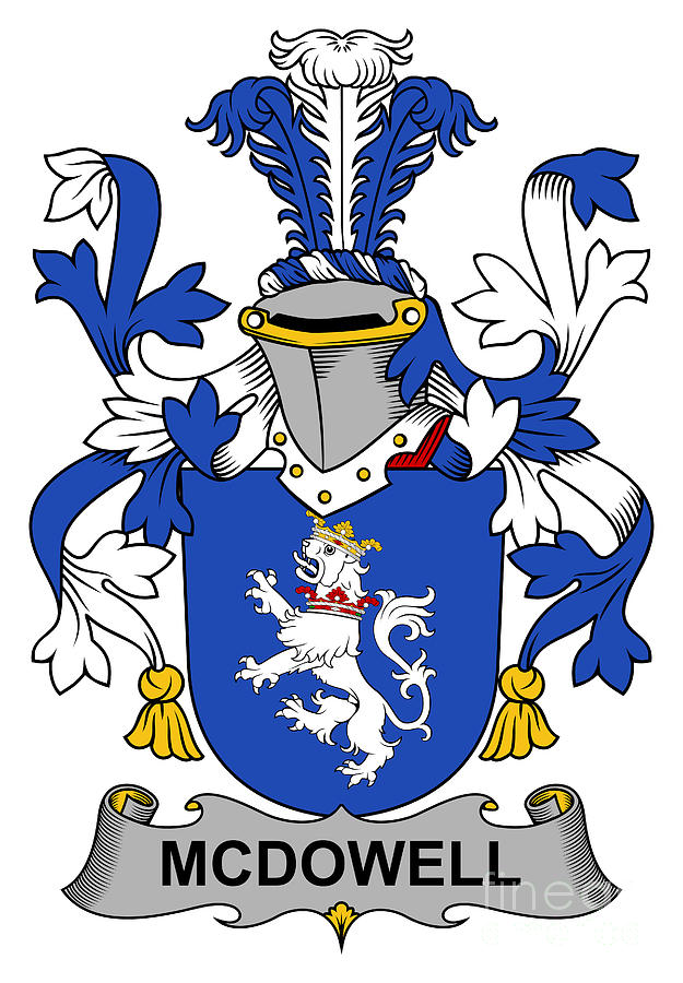 McDowell Coat of Arms Irish Digital Art by Heraldry | Pixels