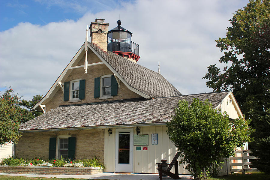 McGulpin Point Lighthouse Photograph by Mary Bedy