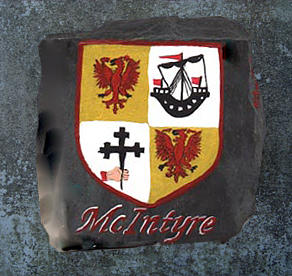 McIntyre Coat of Arms Painting by Barbara McDevitt