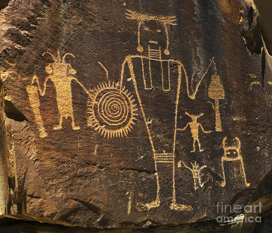 McKee Ranch Petroglyphs Photograph by Bob Christopher