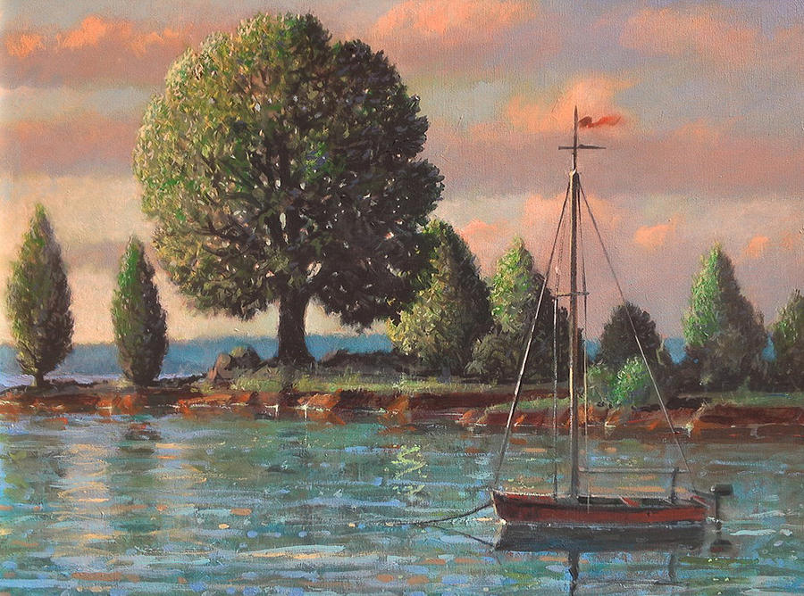 McMeekins Point Painting by Blue Sky