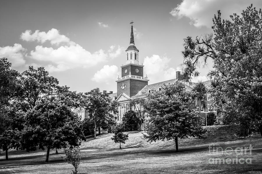 McMicken College Black and White Picture Photograph by Paul Velgos