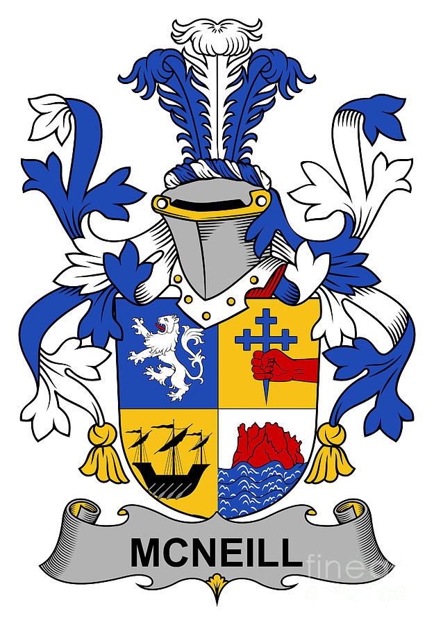 McNeill Coat of Arms Irish Digital Art by Heraldry - Pixels