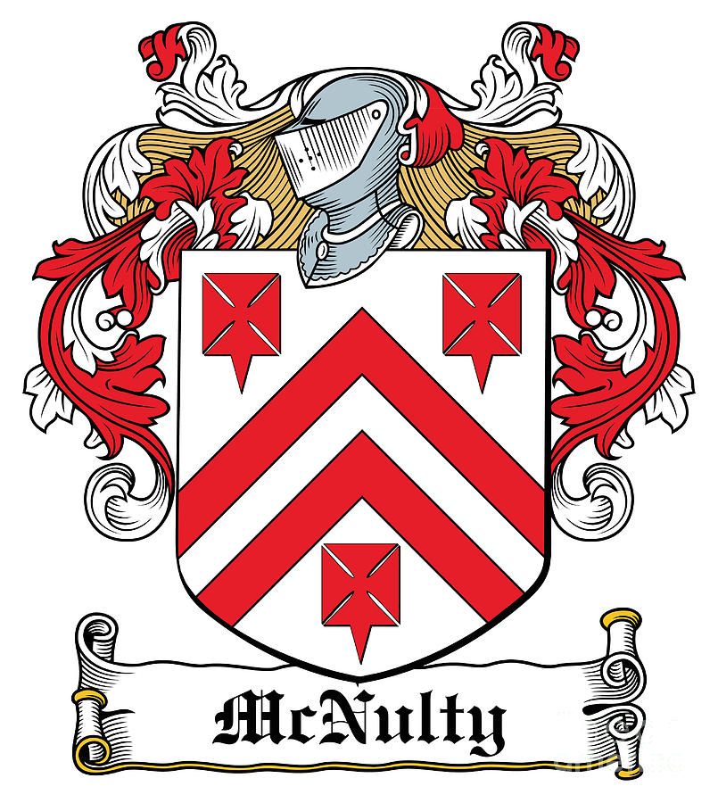 McNulty Coat of Arms Irish Digital Art by Heraldry | Pixels