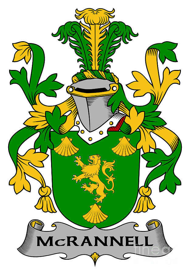 McRannell Coat of Arms Irish Digital Art by Heraldry | Pixels