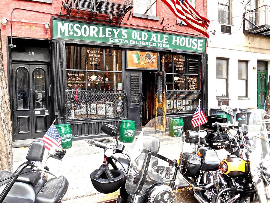 Vintage Photograph - McSorleys Old Ale House by Joan Reese