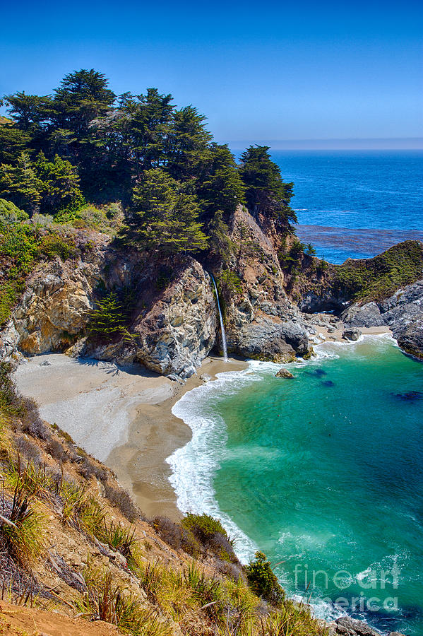 McWay Falls At Julia Pfeiffer Burns State Park Photograph by Mimi Ditchie