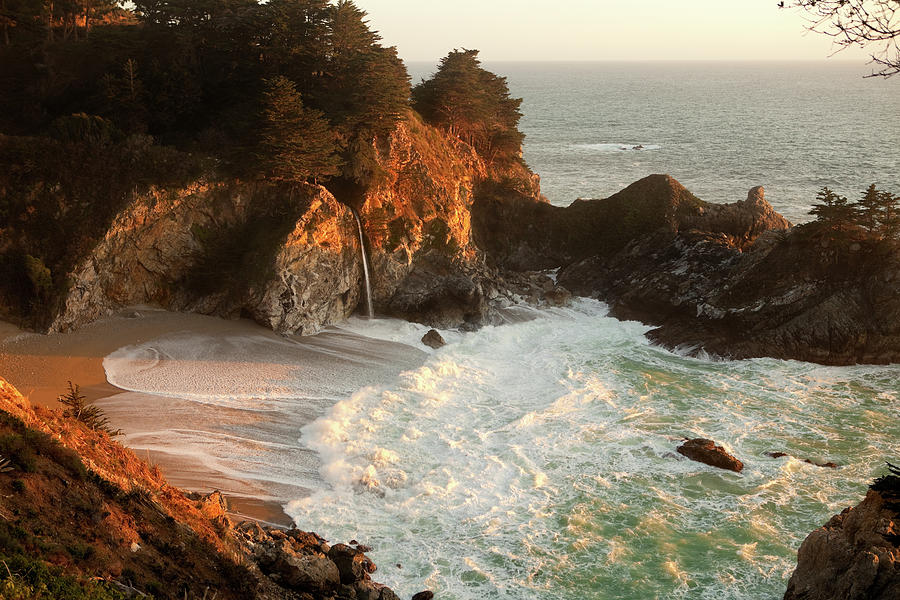 Mcway Falls Evening Light Photograph by Terryfic3d