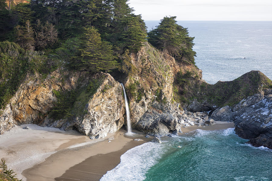McWay Falls Photograph by Michael Marfell