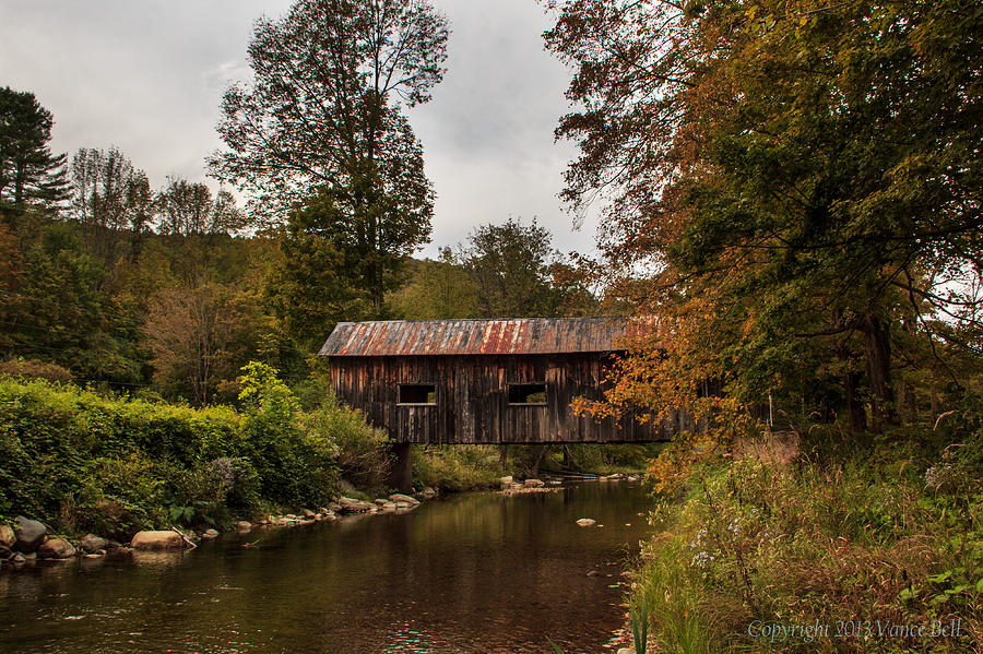 McWilliams Covered Bridge Photograph by Vance Bell