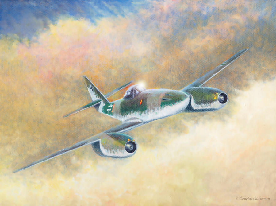 Me-262 Painting by Douglas Castleman