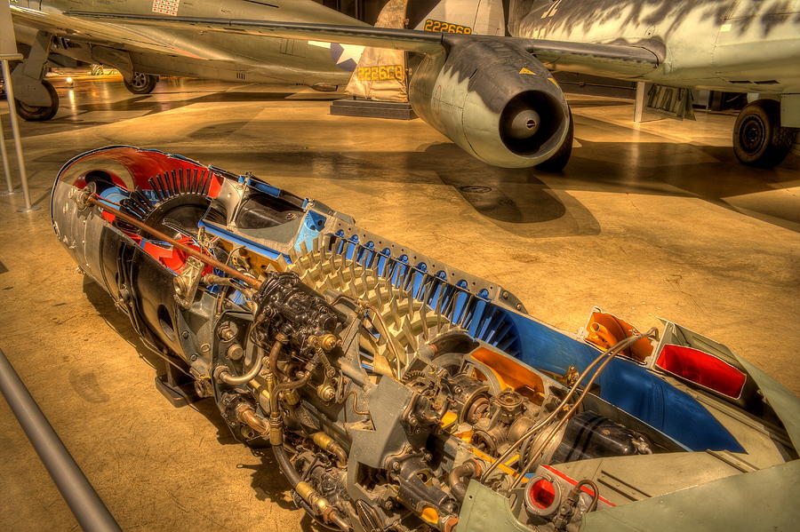 ME-262 Jet Engine Cutaway Photograph by David Dufresne
