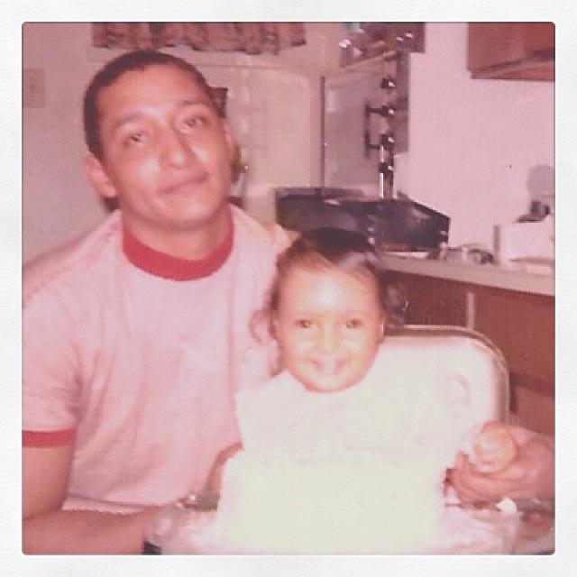 Tbt Photograph - Me And Daddy On Birthday Number 1!! by Lianne Farbes