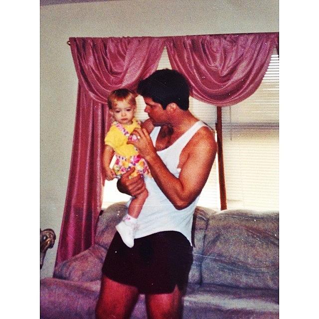 Tbt Photograph - Me And My Pops Kicking It. #tbt by Kara Shepherd
