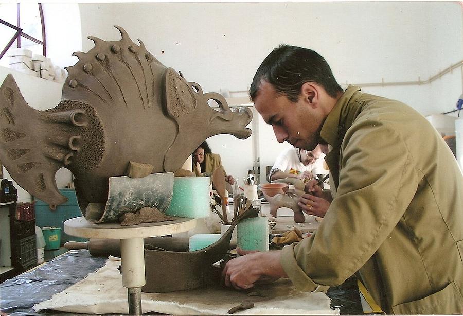 Ceramics Ceramic Art - Me at work by Artur Louro
