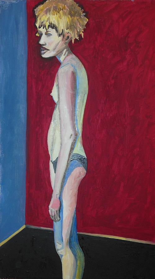 Me Dont Want Skinny Woman Painting by Esther Newman-Cohen