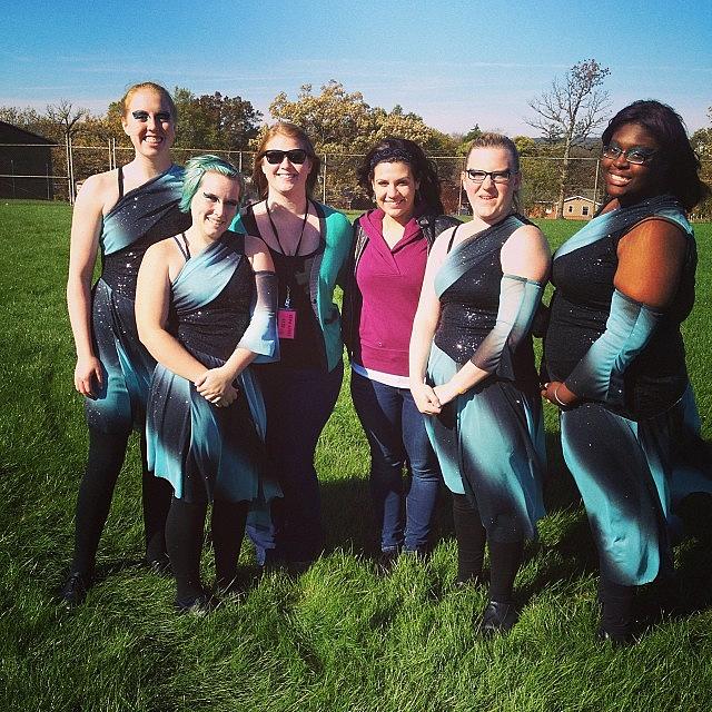 Colorguard Photograph - Me, Heather And My Undefeated, Chapter by Samantha Rash