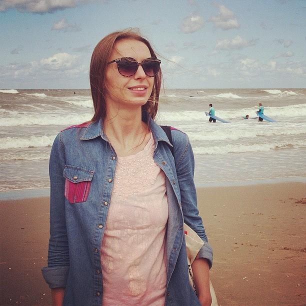 Summer Photograph - #me On #holiday #holland #thehague by Laura  Teodora